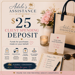 $25 Client Spending Deposit