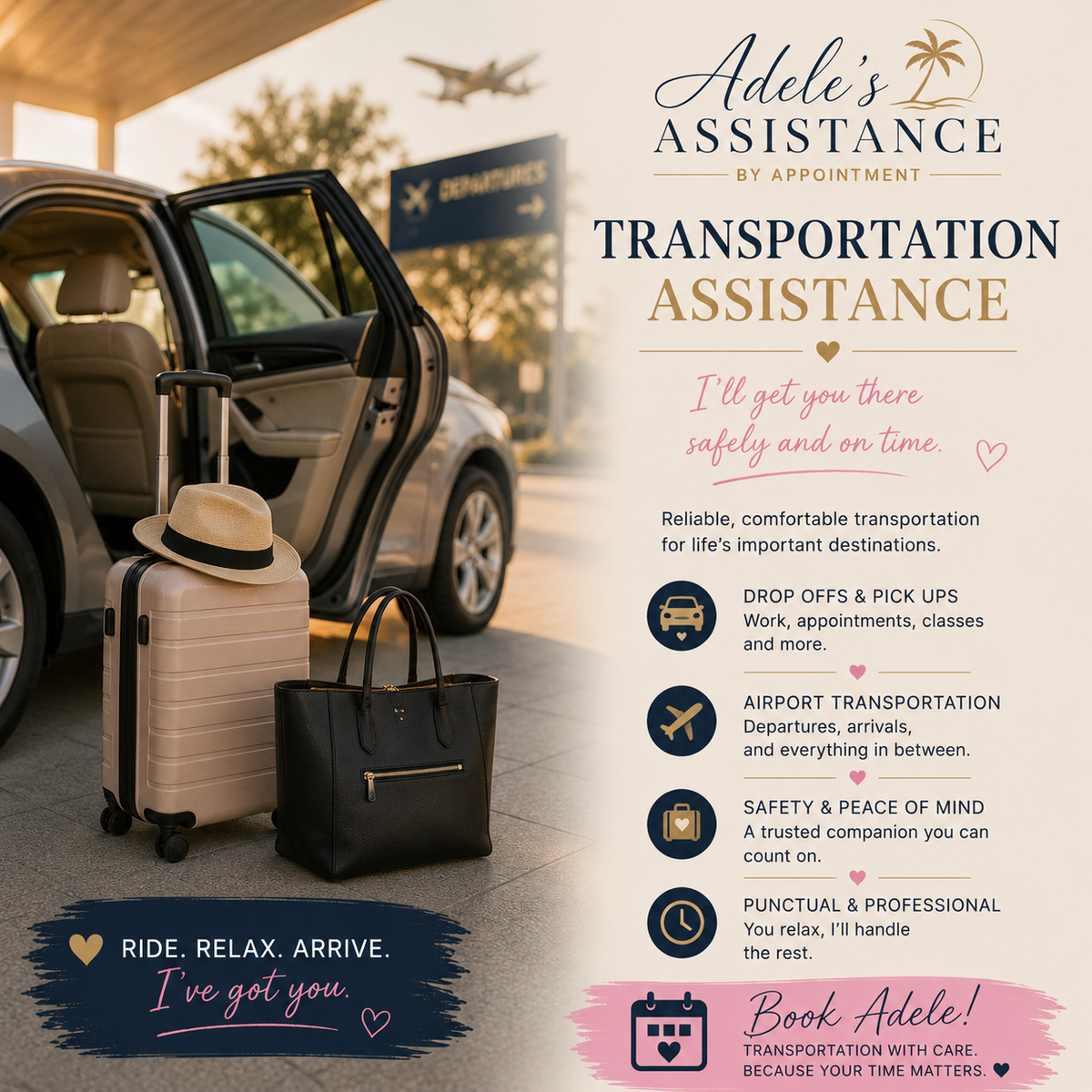 Airport Pick-Up & Drop-Off (4 Riders Maximum)